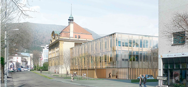 2. Rang / 2. Preis Architekturwettbewerb Verwaltungsgebäude Grenchen, 2015