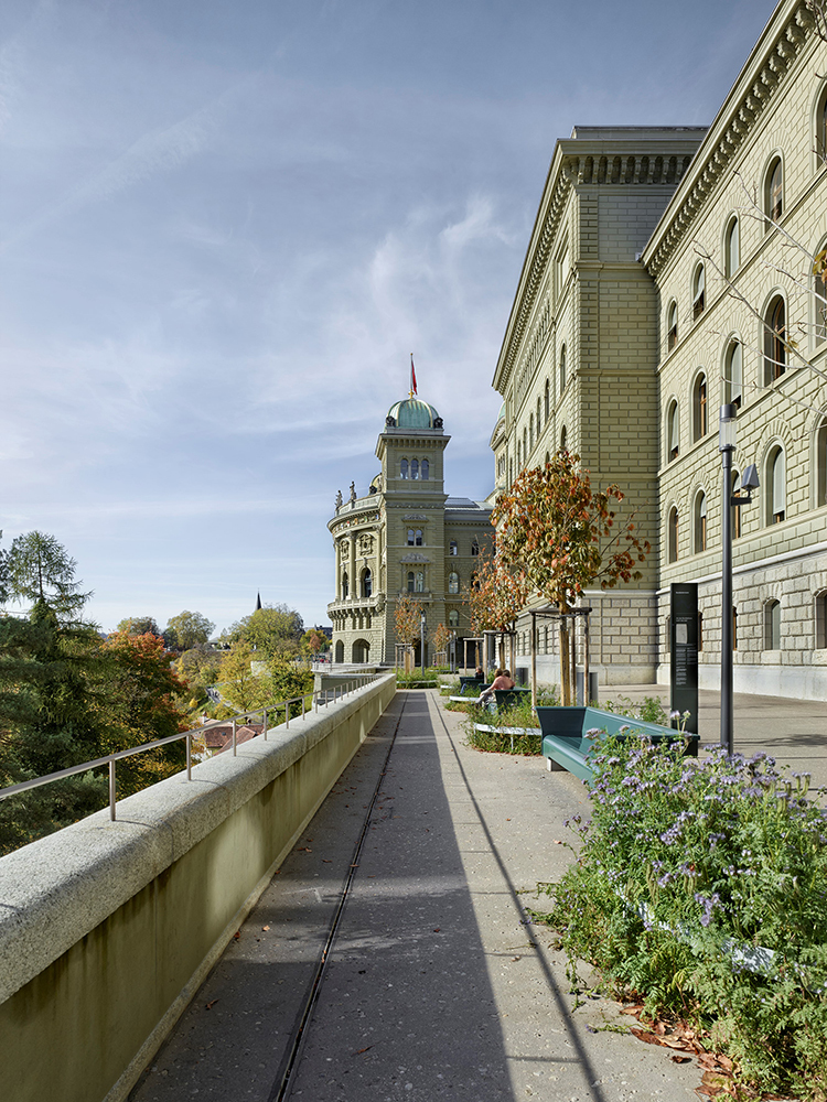 Gesamtsanierung Umgebung Bundeshaus, Bern, 2018