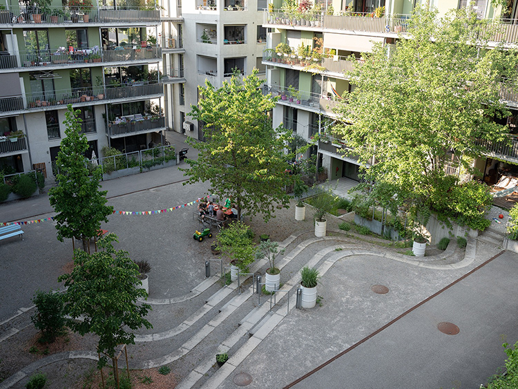 10 Jahre nach Fertigstellung Siedlung Baumgarten Bern